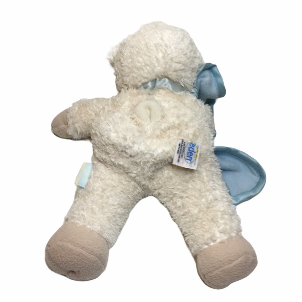 RARE Vintage Eden Tender Tones Lamb w/ Baby Blanki - Picture 3 of 11